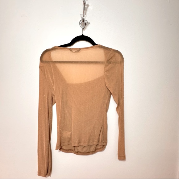 Gold Slinky Top - Picture 3 of 3